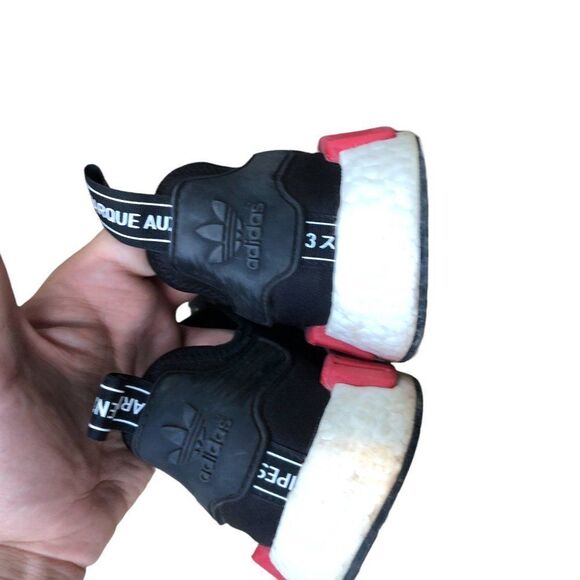 2019 Adidas NMD R1 Black Tri-Color Size 8 Black - Picture 6 of 16